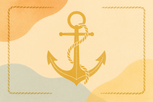 Ancre marine minimaliste