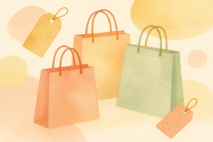 Sacs shopping pastel