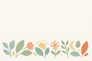 Fleurs abstraites pastel