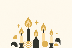 Bougies géométriques