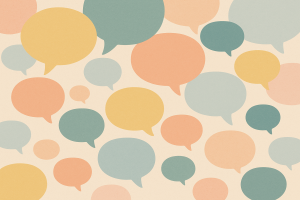 Bulles de dialogue pastel
