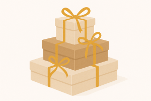 Cadeaux minimalistes