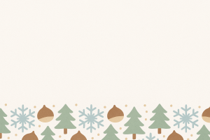 Forêt hivernale stylisée