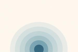 Cercles bleus dégradés