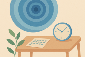 Icônes productivité bleues