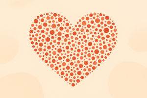 Cœur en points