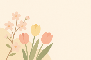 Fleurs douces printanières