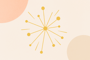 Réseau abstrait pastel