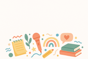 Éléments créatifs colorés