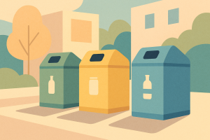 Tri sélectif illustré