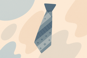 Cravate géométrique