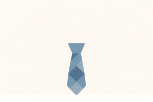 Cravate géométrique