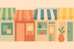 Façades de boutiques