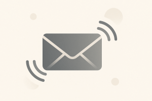 Icône enveloppe moderne