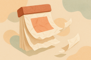 Feuilles volantes calendrier