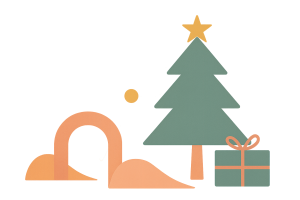 Éléments festifs doux