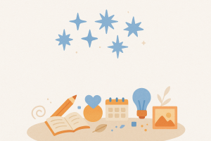 Icônes créatives bureau