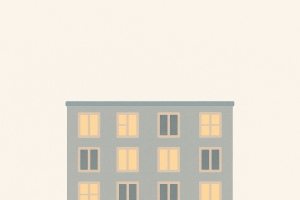 Immeuble minimaliste