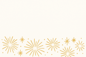 Étoiles dorées festives