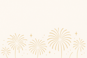 Feux d'artifice dorés