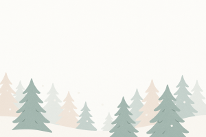 Forêt hivernale douce