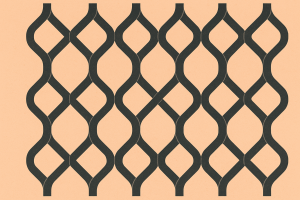 Illustration barbecue rétro