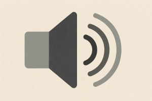 Icône sonore abstraite