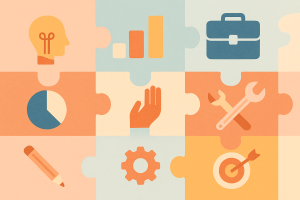 Icônes professionnelles colorées