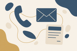 Icônes communication affaires