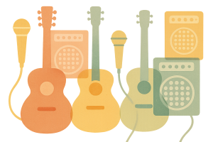 Instruments musicaux abstraits