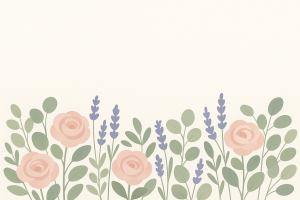 Fleurs douces pastel