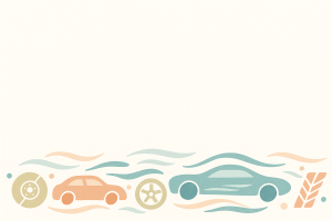 Motifs automobiles stylisés