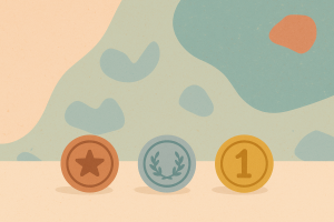 Médailles abstraites