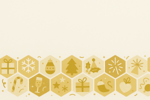 Icônes festives dorées