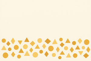 Formes géométriques dorées