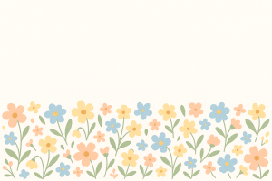 Fleurs douces printanières