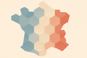 Hexagones dégradés