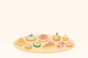 Plateau apéritif illustré