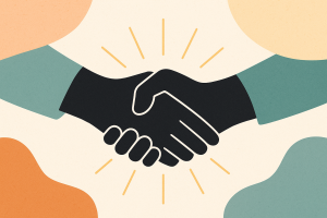 Poignée de main pro