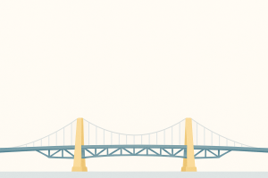 Pont moderne stylisé