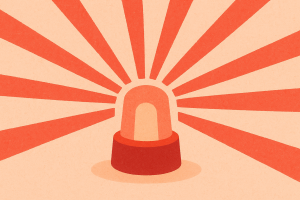 Rayons abstraits rouges