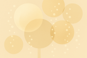 Cercles dorés abstraits