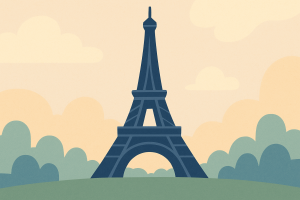 Tour Eiffel abstraite
