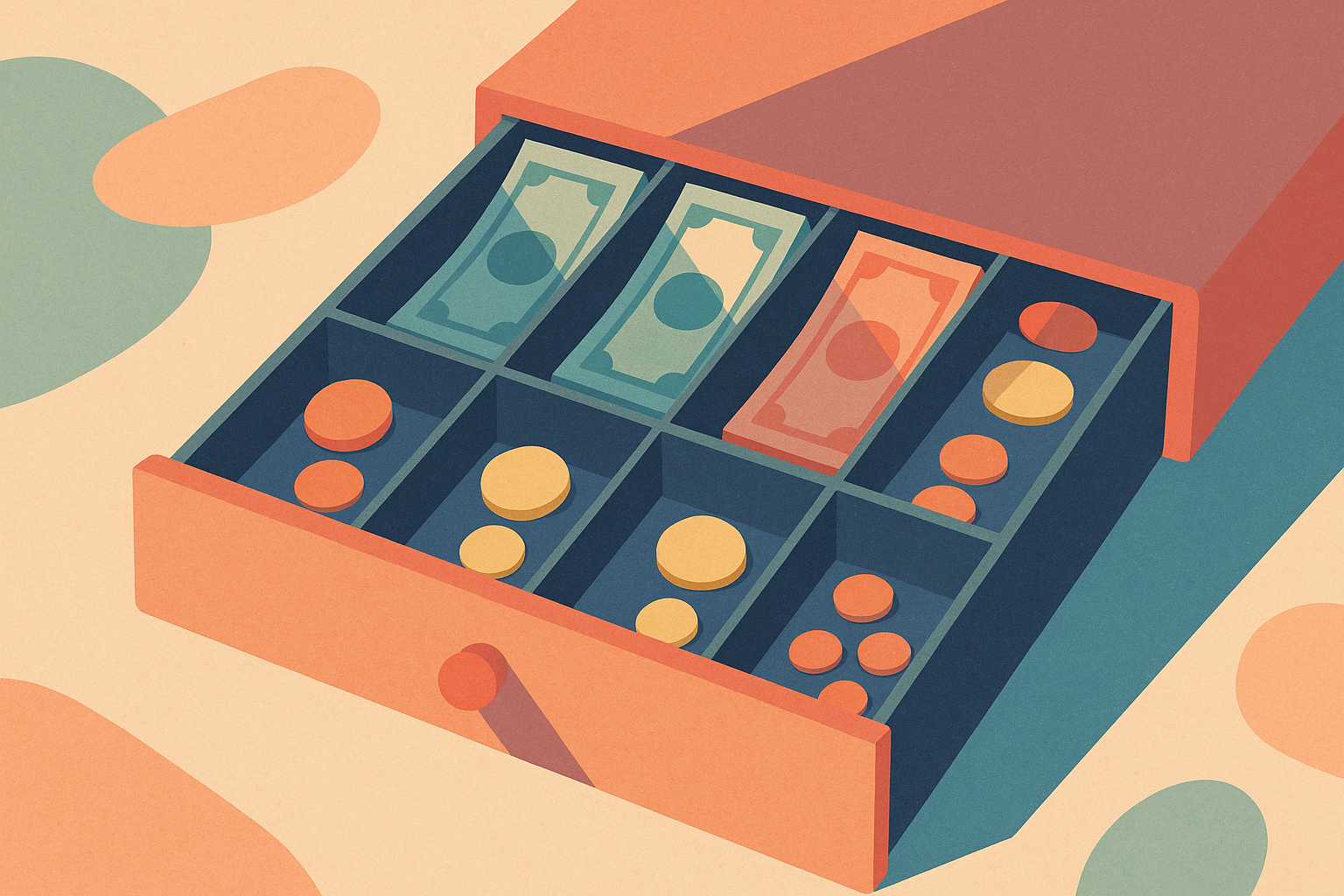 Icônes commerce colorées