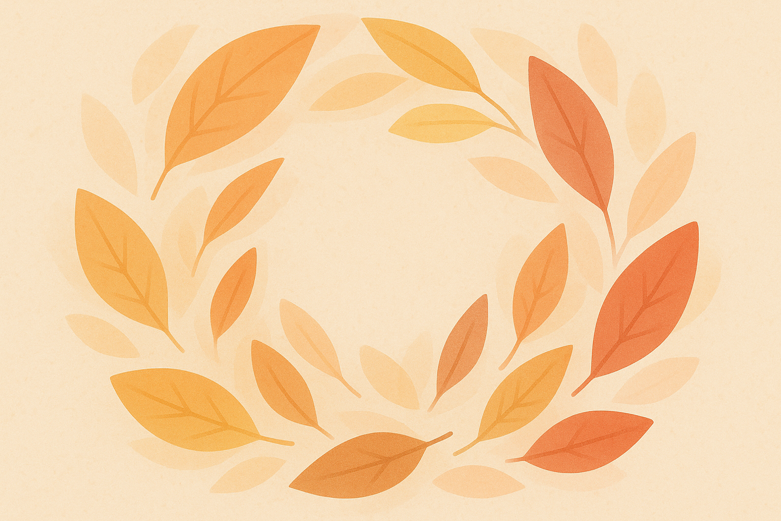 Ambiance automnale chaleureuse