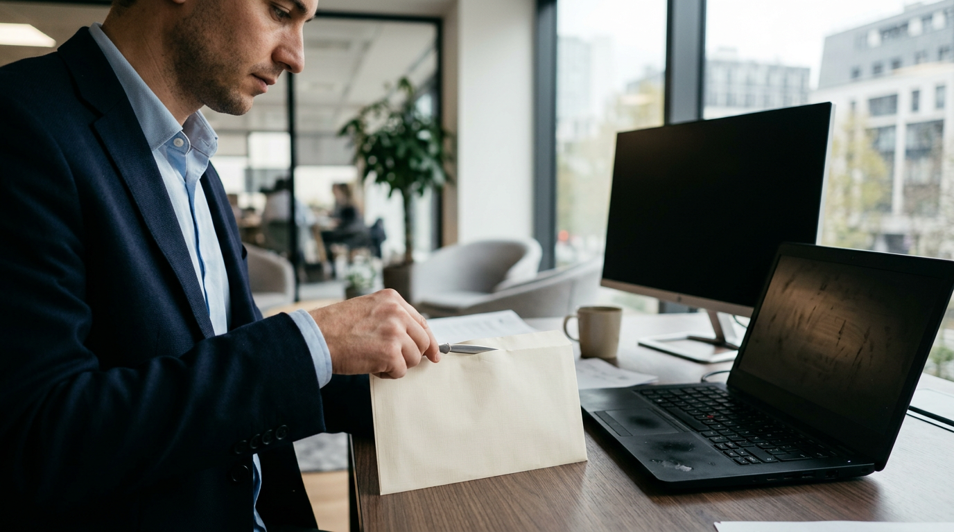 Toucher un dirigeant injoignable : le courrier passe là où LinkedIn et l'email saturent